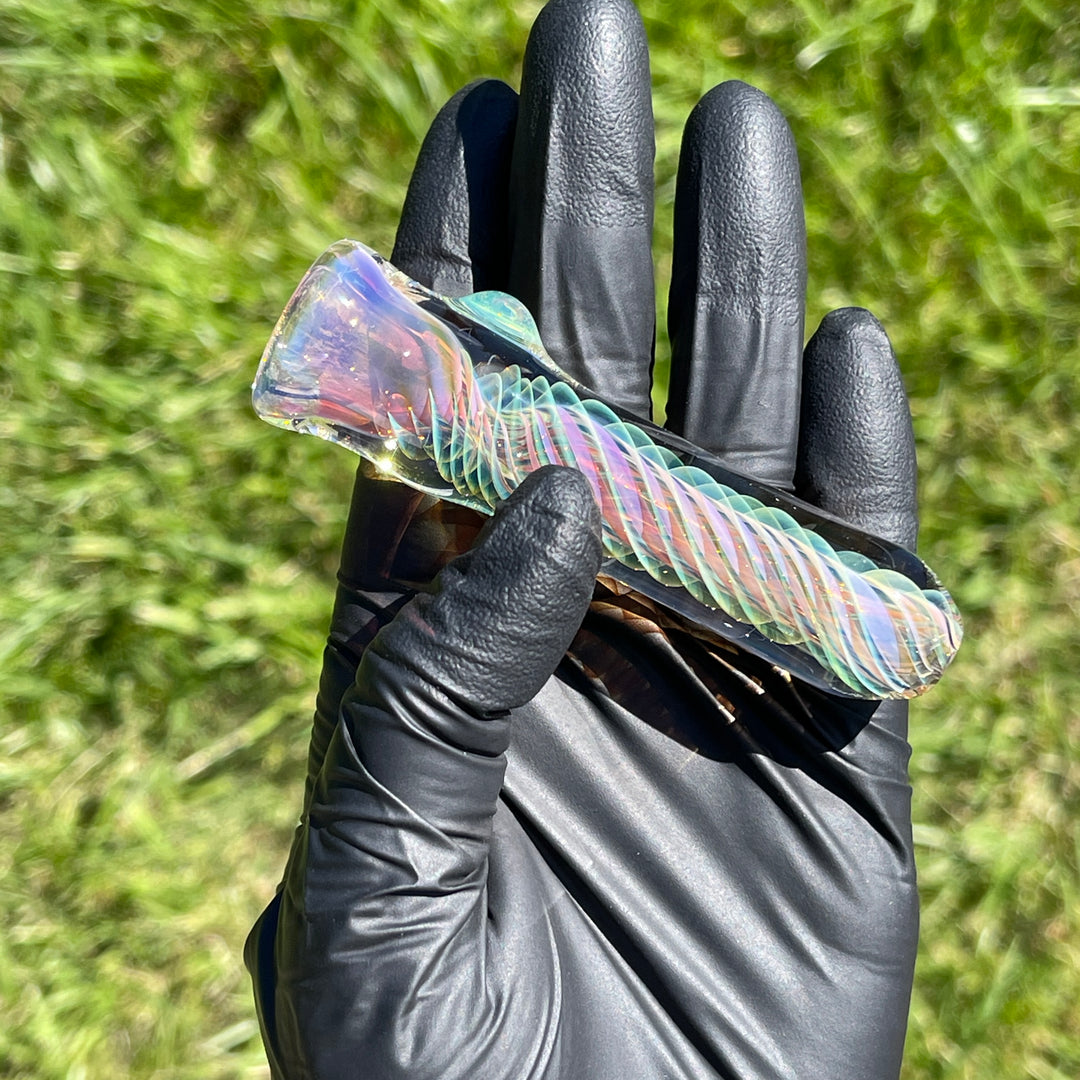 Thick Fume Chillum Glass Pipe Chuck Glass   