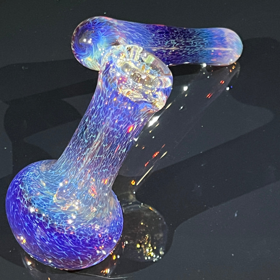 Thick Purple Sidecar Bubbler Glass Pipe Chuck Glass