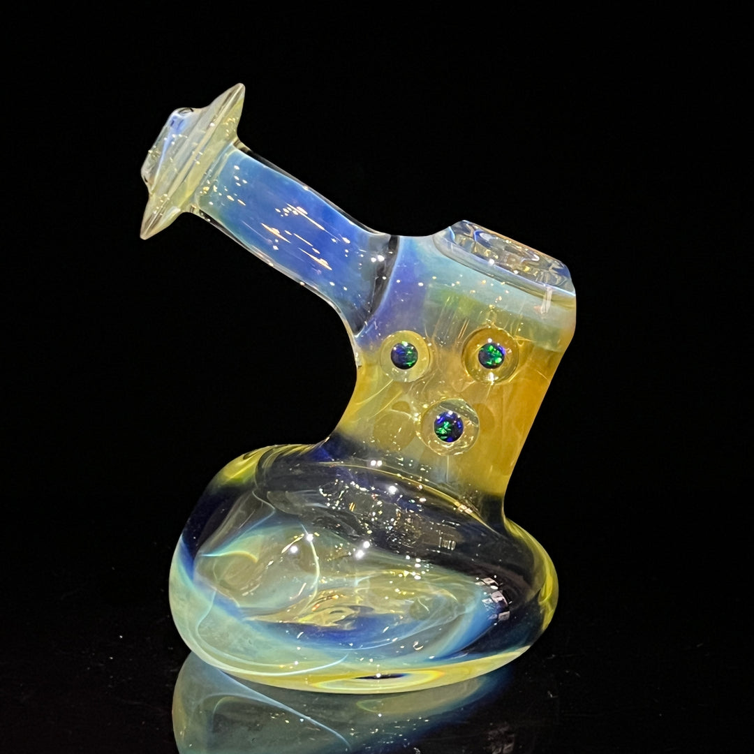 Hash Hammer Triple Opal Squatlock Glass Pipe Tako Glass   