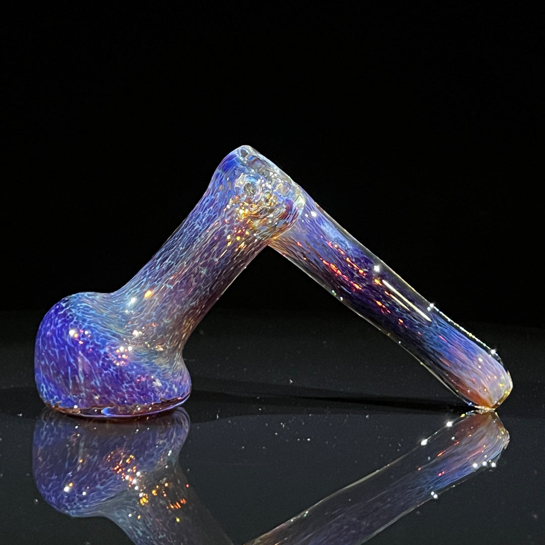 Thick Purple Sidecar Bubbler Glass Pipe Chuck Glass