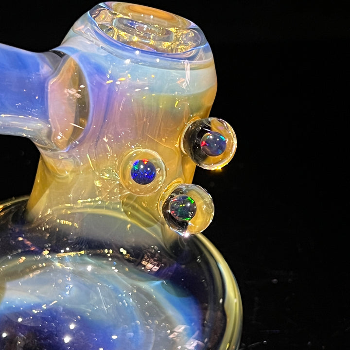 Hash Hammer Triple Opal Squatlock Glass Pipe Tako Glass   