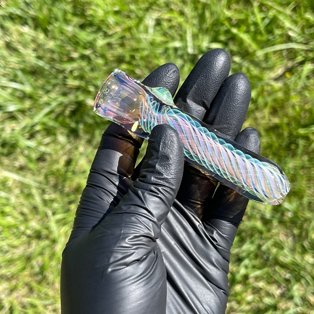 Thick Fume Chillum Glass Pipe Chuck Glass   