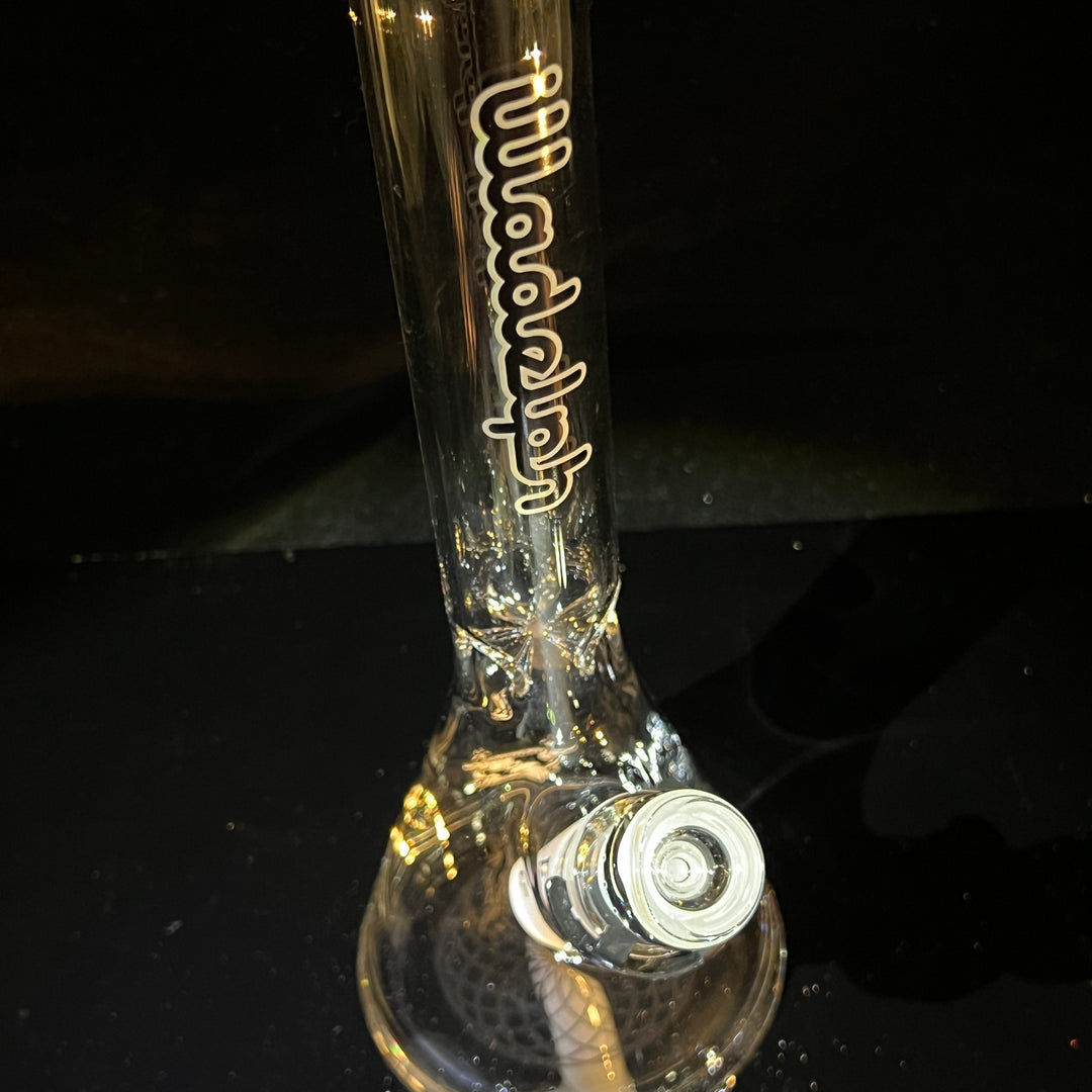 Illadelph Black Mini Beaker Bong Glass Pipe Illadelph Glass   