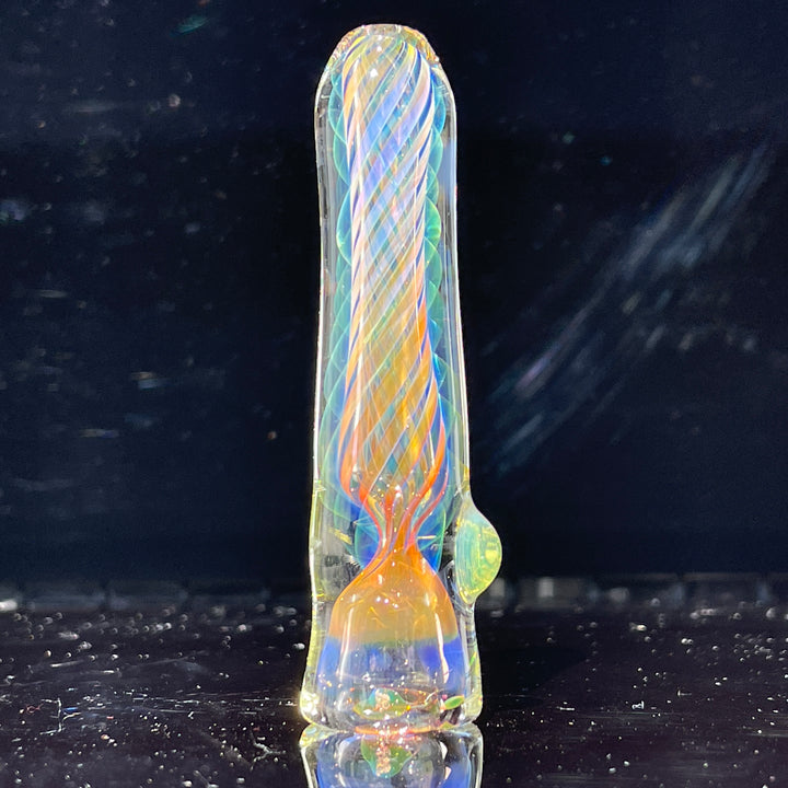 Thick Fume Chillum Glass Pipe Chuck Glass   