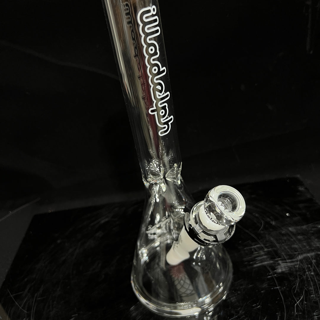 Illadelph Black Mini Beaker Bong Glass Pipe Illadelph Glass   