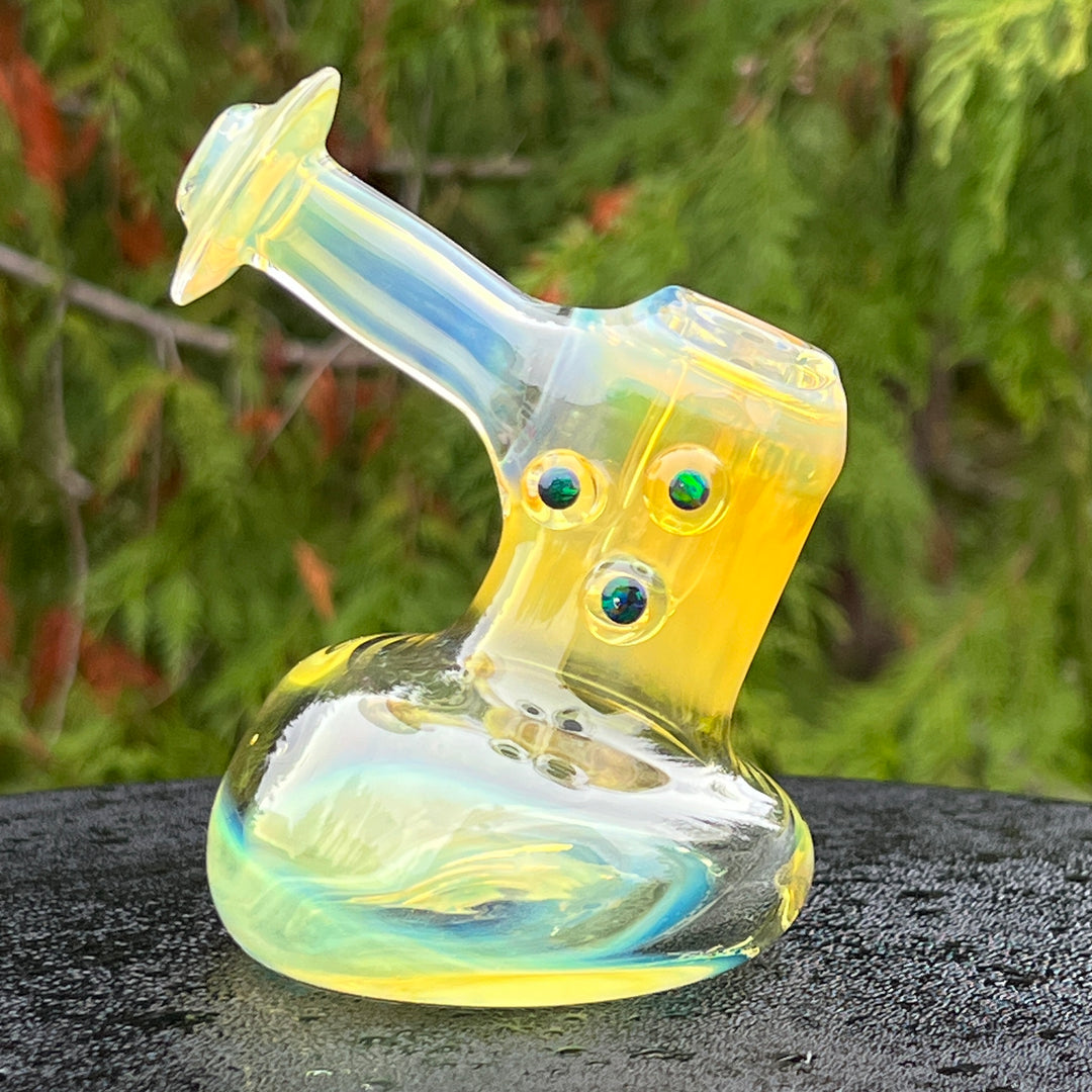 Hash Hammer Triple Opal Squatlock Glass Pipe Tako Glass   