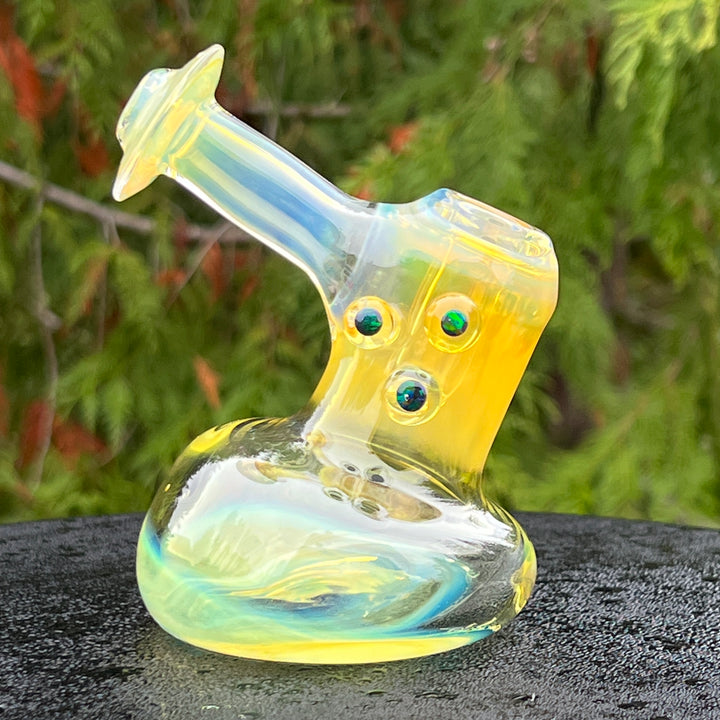 Hash Hammer Triple Opal Squatlock Glass Pipe Tako Glass   