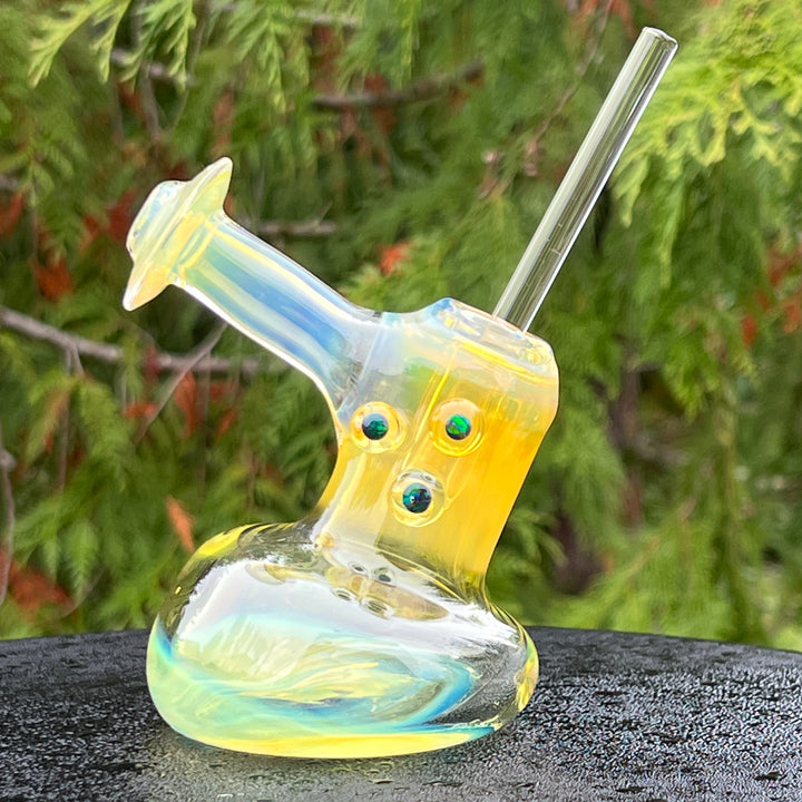 Hash Hammer Triple Opal Squatlock Glass Pipe Tako Glass   