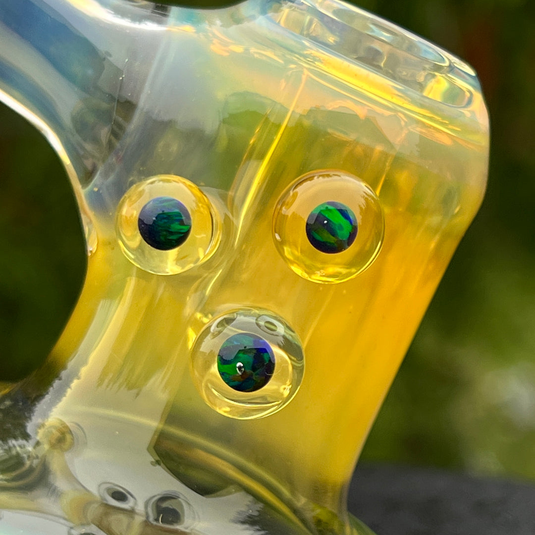 Hash Hammer Triple Opal Squatlock Glass Pipe Tako Glass   