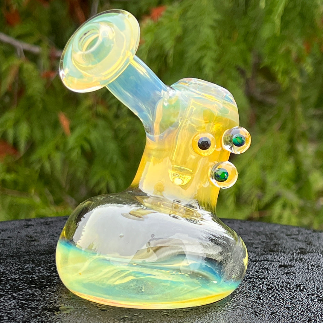 Hash Hammer Triple Opal Squatlock Glass Pipe Tako Glass   