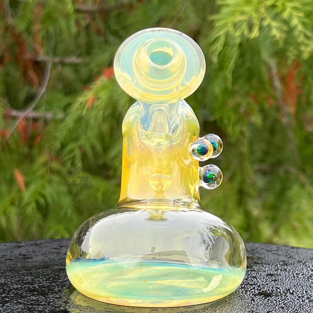 Hash Hammer Triple Opal Squatlock Glass Pipe Tako Glass   