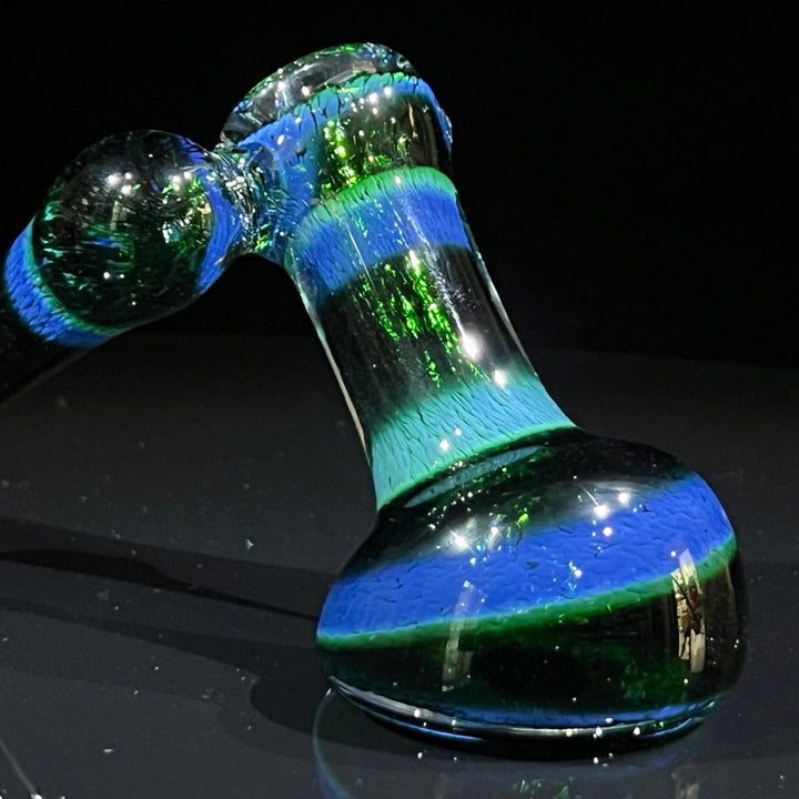 Thick Exp Green Sidecar Bubbler Glass Pipe Chuck Glass