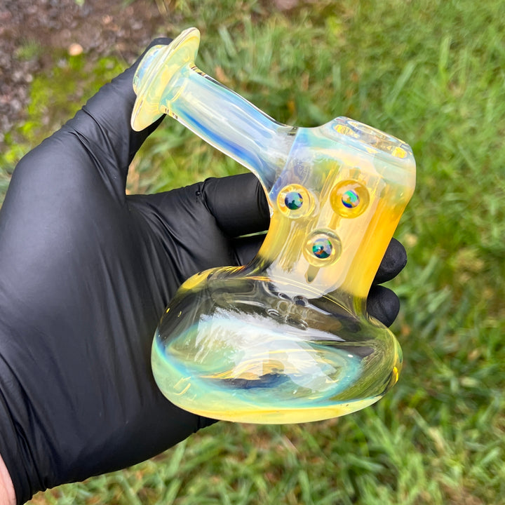 Hash Hammer Triple Opal Squatlock Glass Pipe Tako Glass   