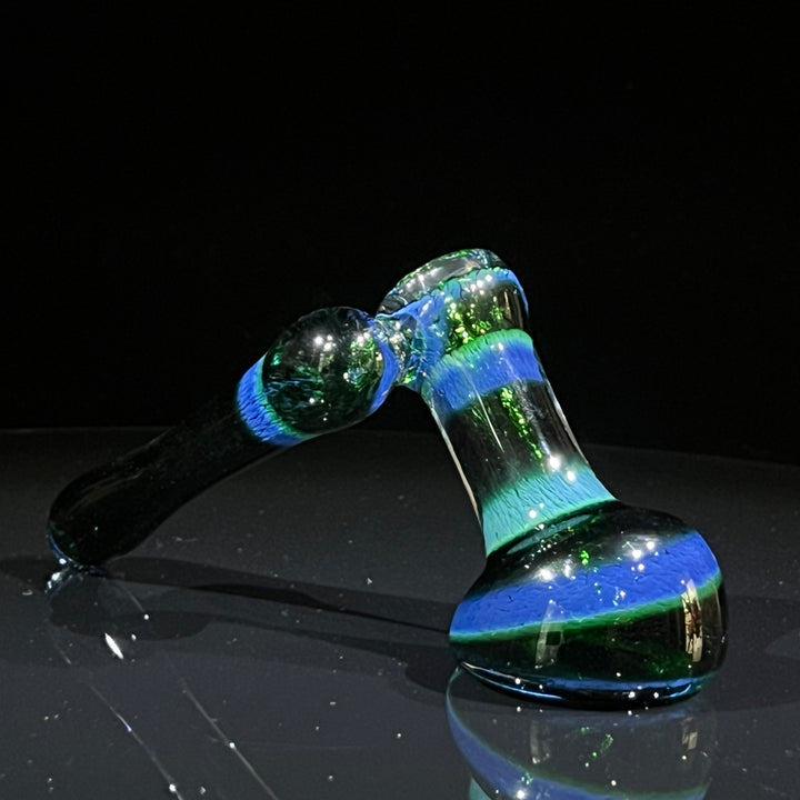 Thick Exp Green Sidecar Bubbler Glass Pipe Chuck Glass