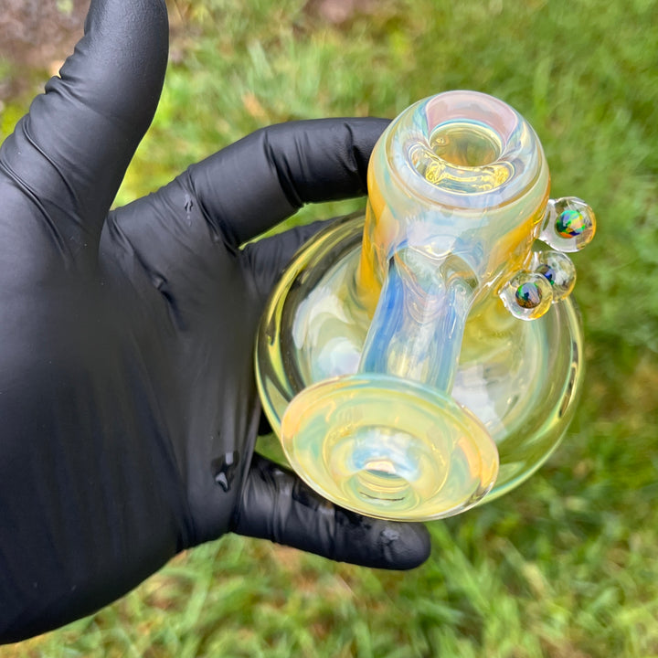 Hash Hammer Triple Opal Squatlock Glass Pipe Tako Glass   