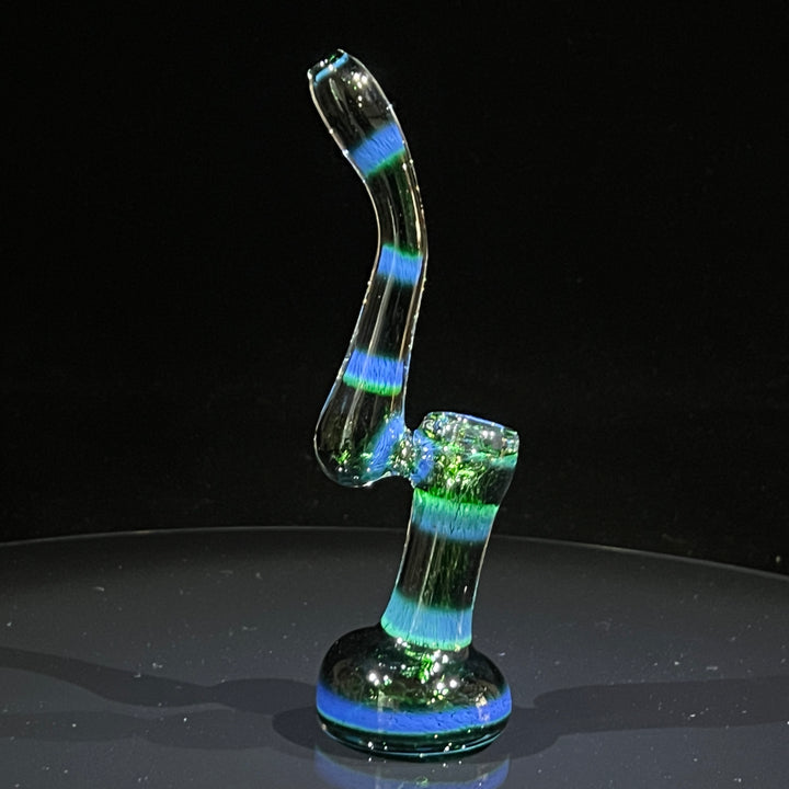 Thick Exp Green Sherlock Bubbler Glass Pipe Chuck Glass