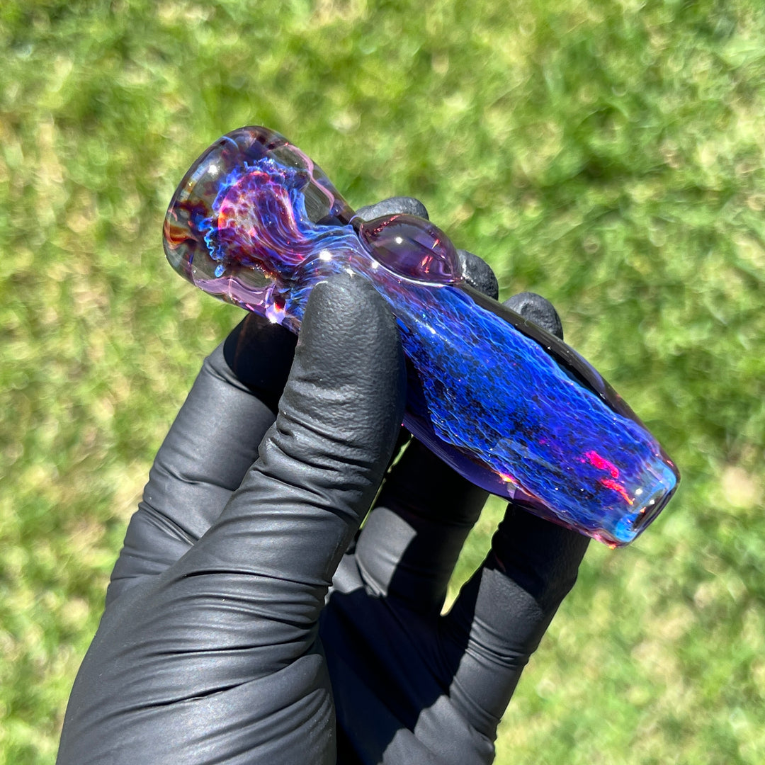 Purple Plasma Chillum Glass Pipe Tako Glass   