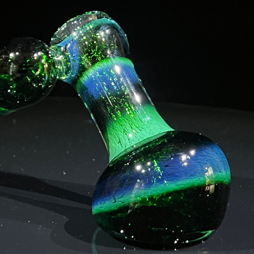 Thick Exp Green Sidecar Bubbler Glass Pipe Chuck Glass