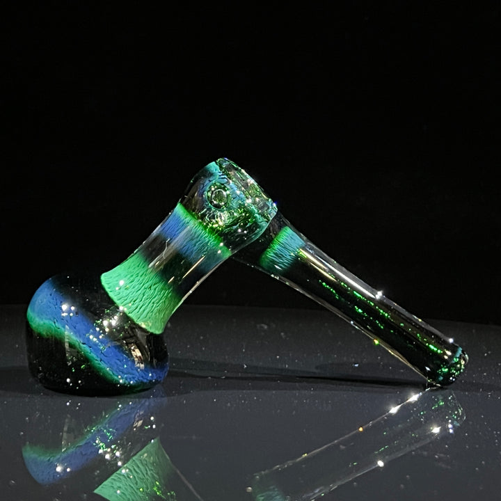 Thick Exp Green Sidecar Bubbler Glass Pipe Chuck Glass