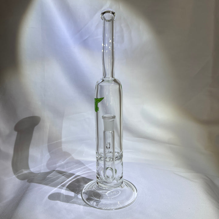 Solid Glass 12" Tornado Bubbler Glass Pipe Solid Glass   