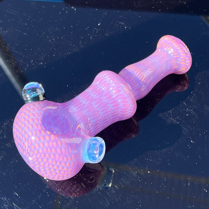 Snakeskin Spoon Large Glass Pipe Firekist Glass   