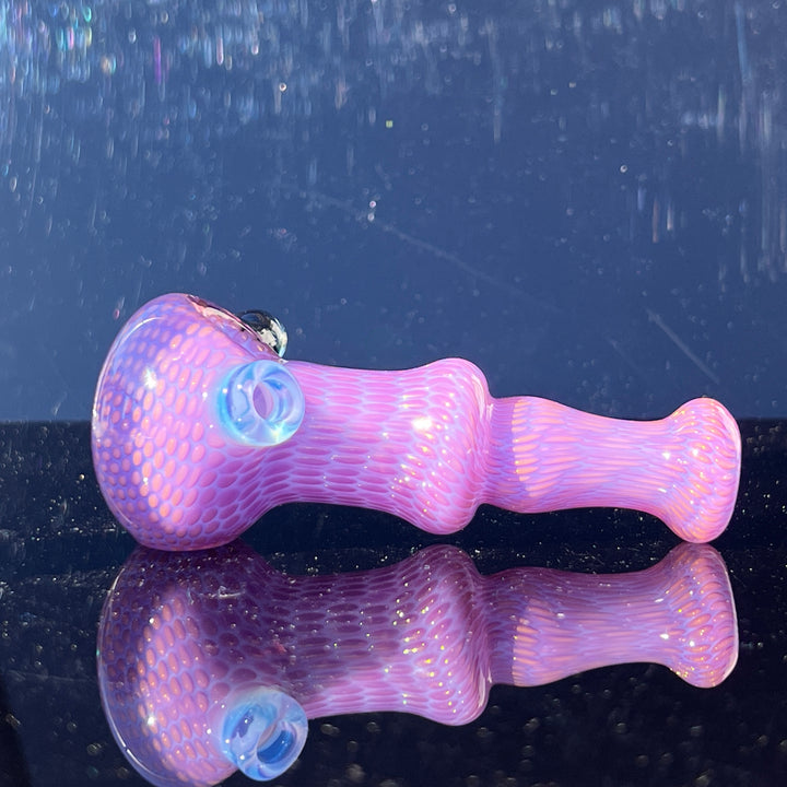 Snakeskin Spoon Large Glass Pipe Firekist Glass   