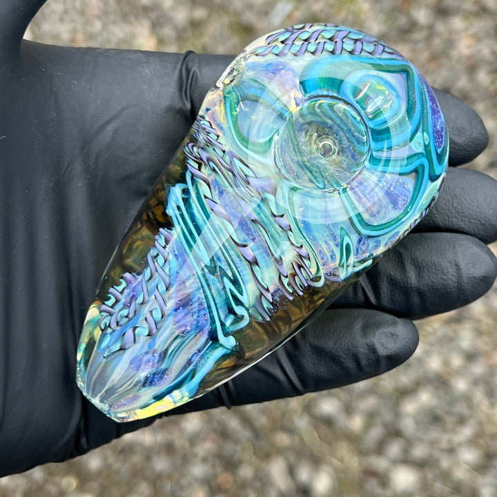 Inside Out Egg Spoon Glass Pipe Avant Garde   