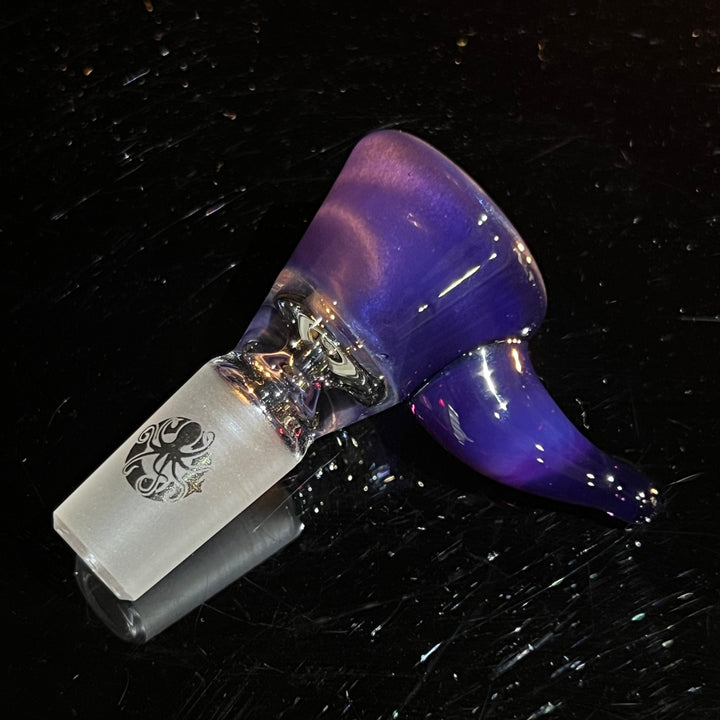 14mm Purple Satin Martini Pullslide Accessory Tako Glass   