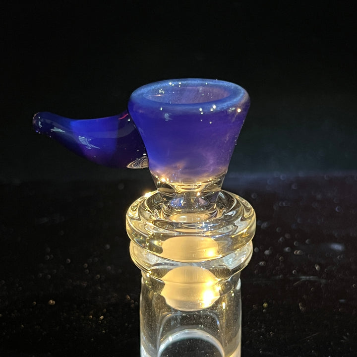 14mm Purple Satin Martini Pullslide Accessory Tako Glass   