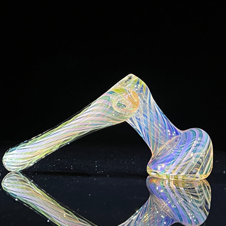 Thick Fumed Sidecar Bubbler Glass Pipe Chuck Glass