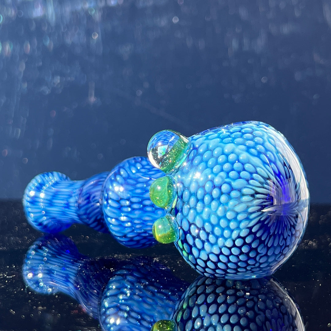 Snakeskin Spoon Large Glass Pipe Firekist Glass   