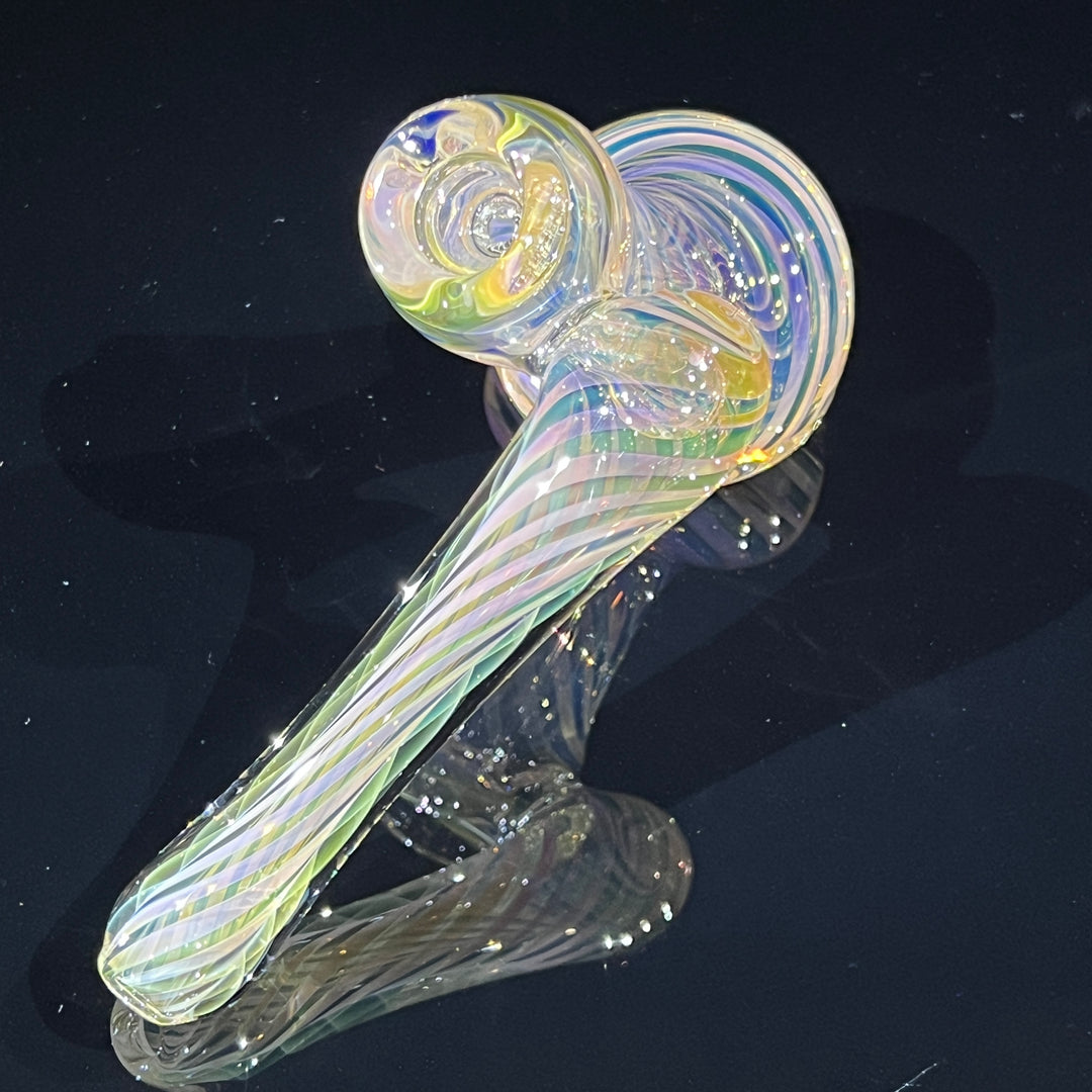 Thick Fumed Sidecar Bubbler Glass Pipe Chuck Glass