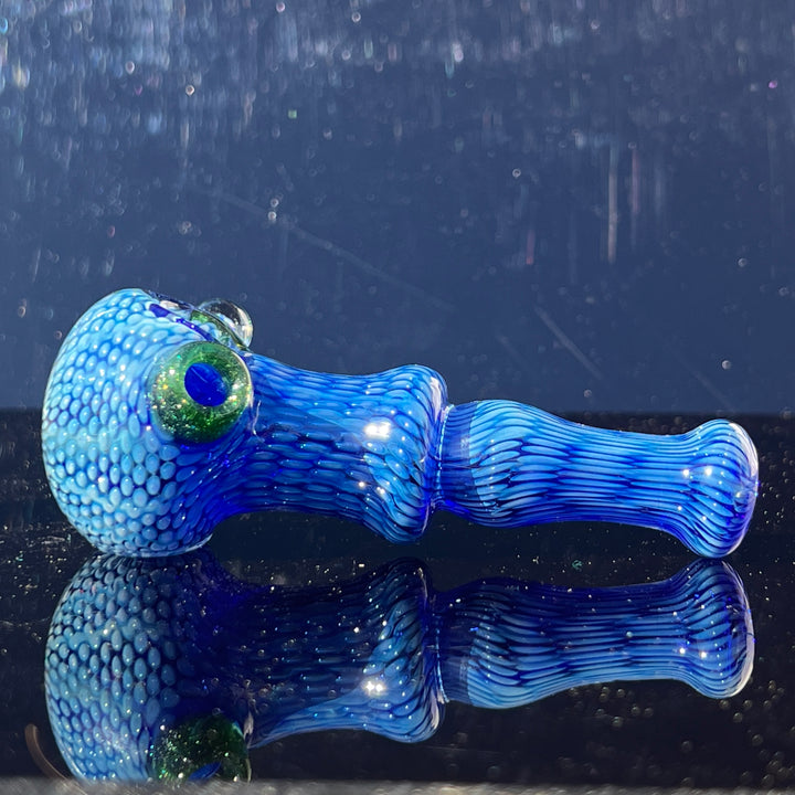 Snakeskin Spoon Large Glass Pipe Firekist Glass   