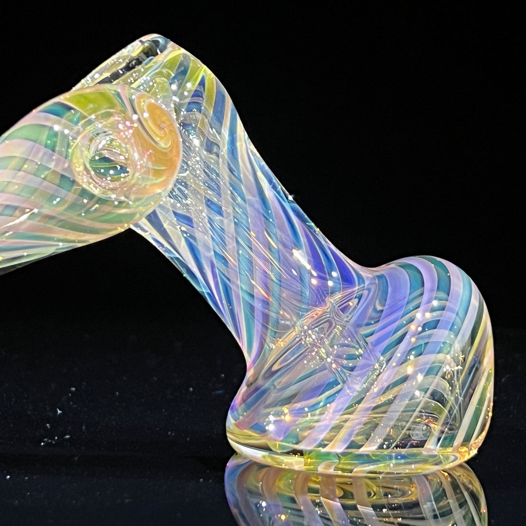 Thick Fumed Sidecar Bubbler Glass Pipe Chuck Glass