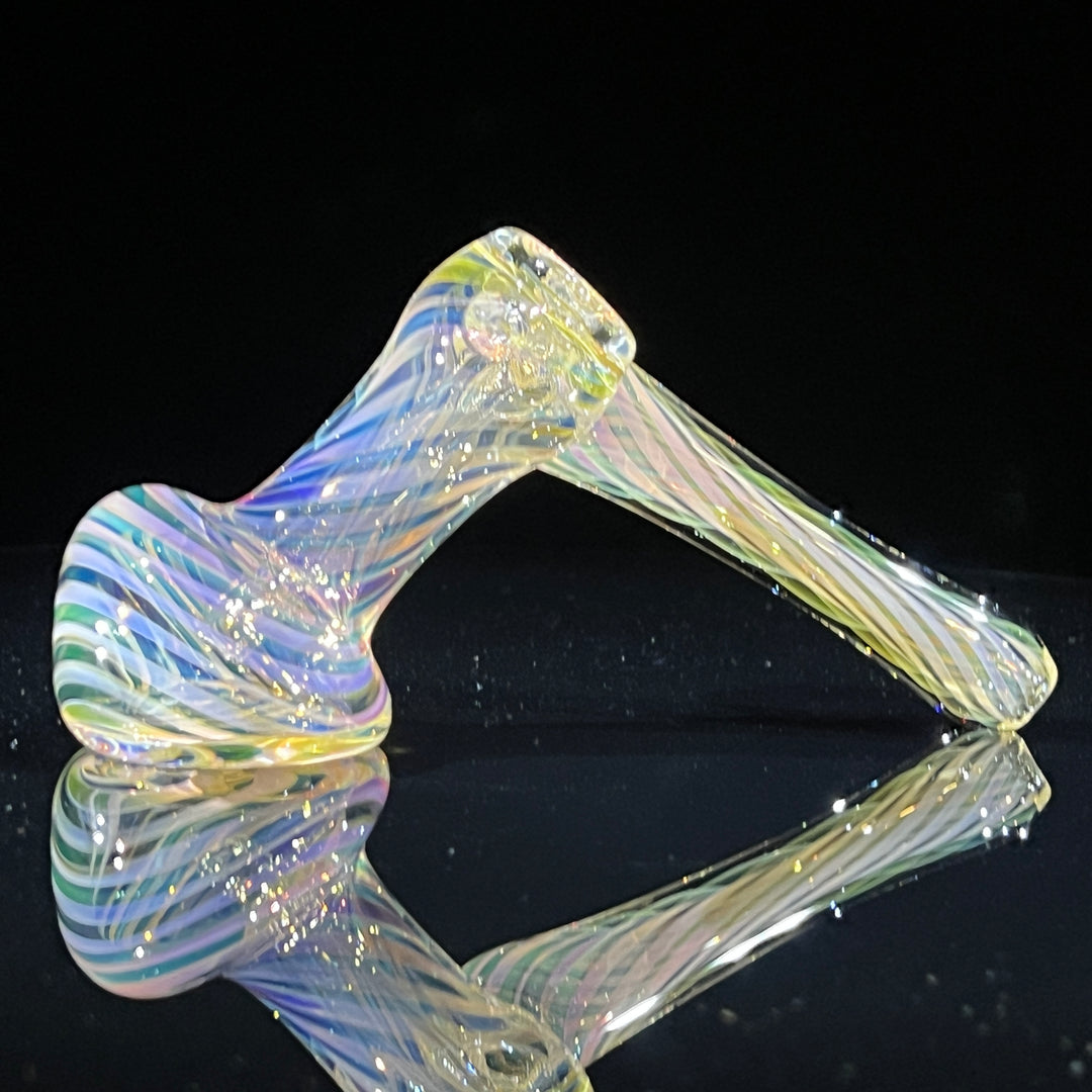 Thick Fumed Sidecar Bubbler Glass Pipe Chuck Glass