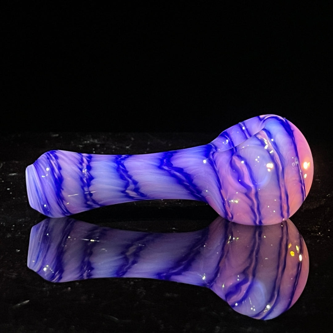 Purple Staircase Spoon Glass Pipe Jedi Glassworks   