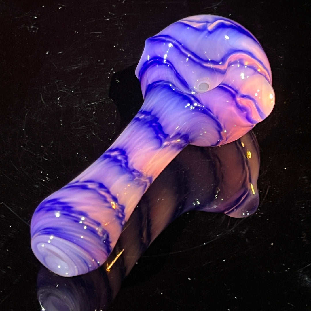 Purple Staircase Spoon Glass Pipe Jedi Glassworks   