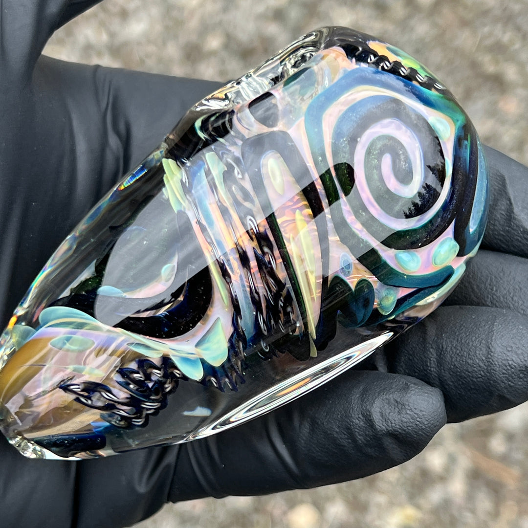 Inside Out Egg Spoon Glass Pipe Avant Garde   