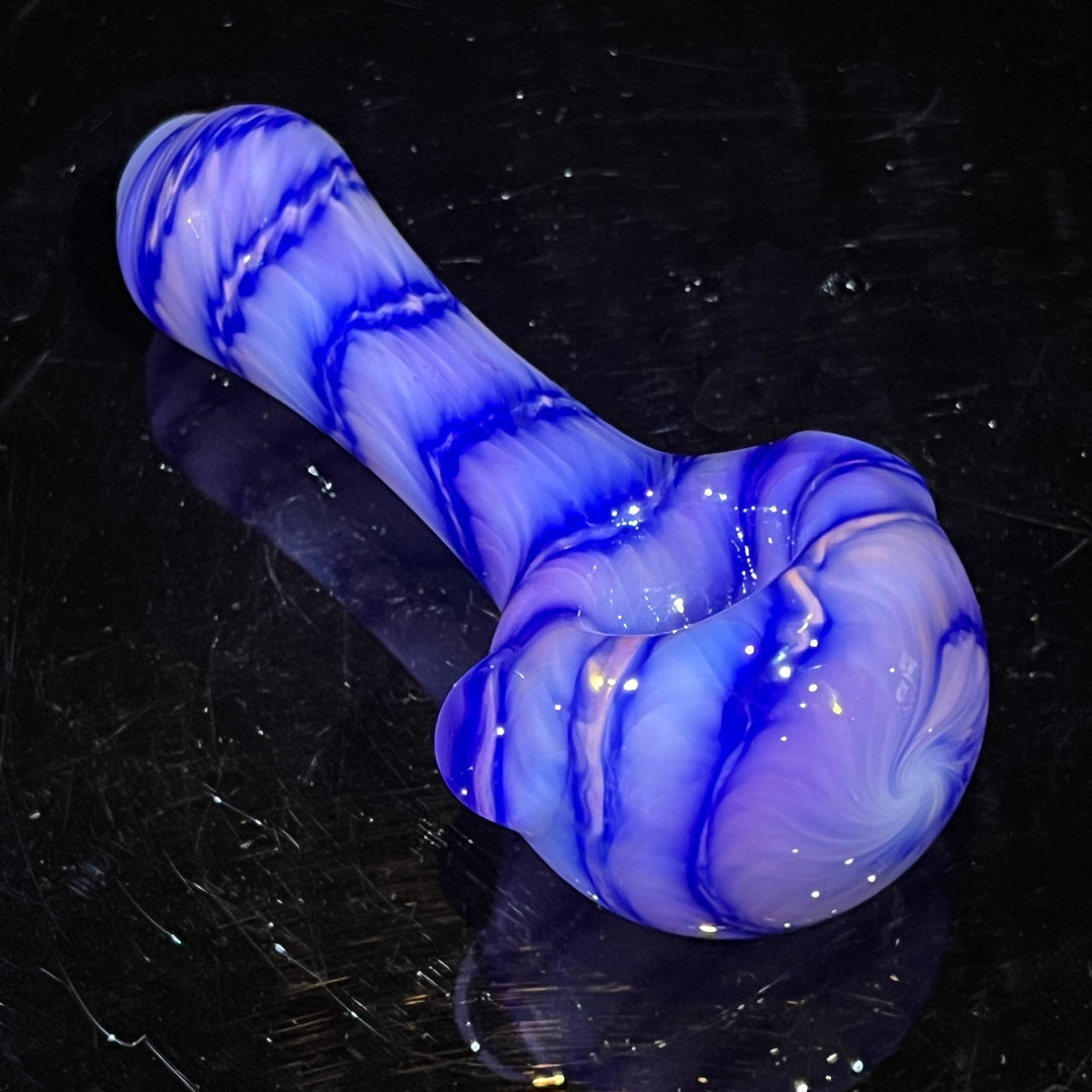 Purple Staircase Spoon Glass Pipe Jedi Glassworks   