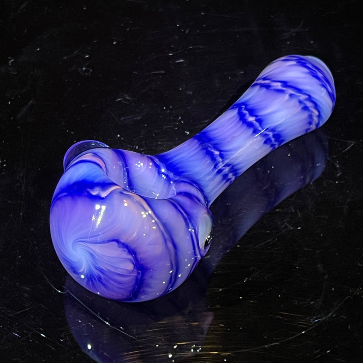 Purple Staircase Spoon Glass Pipe Jedi Glassworks   