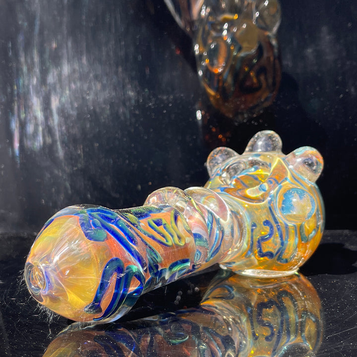 Chunky Marble Pipe Glass Pipe TG   