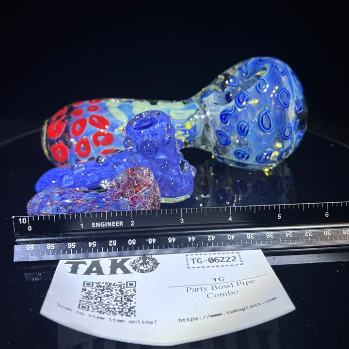 Party Bowl Pipe Combo Glass Pipe TG   