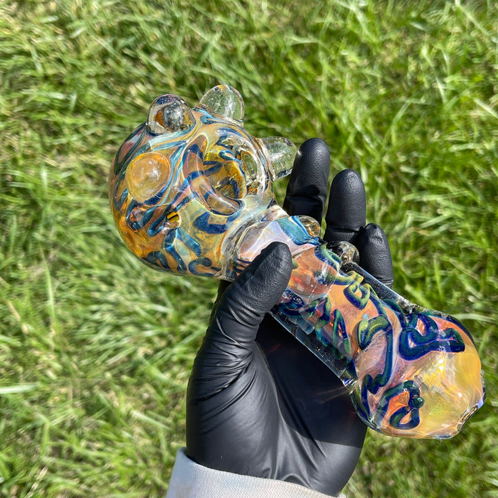 Chunky Marble Pipe Glass Pipe TG   