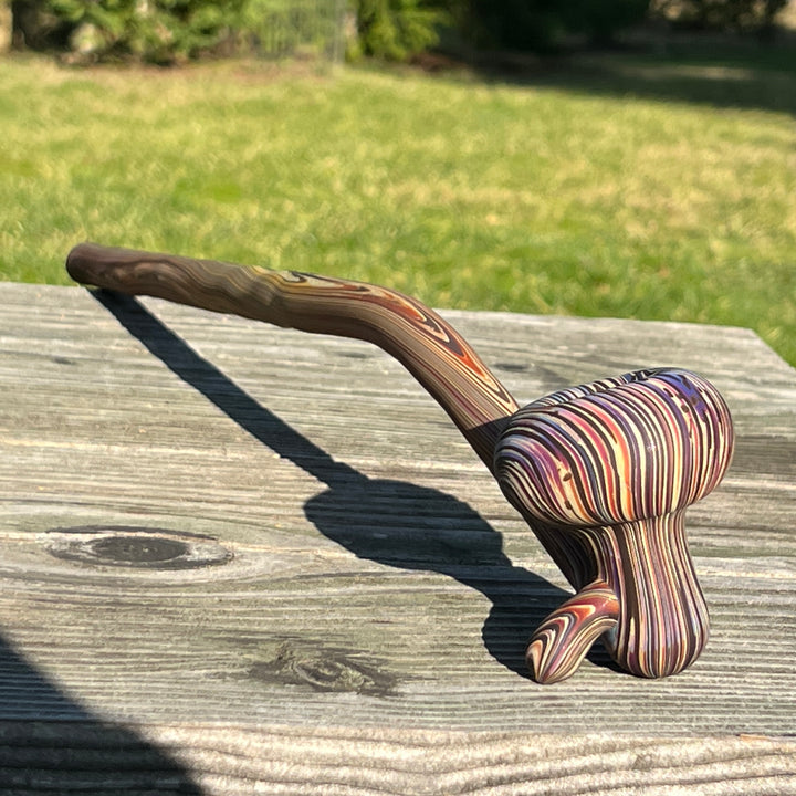 24" Woody Wood Giant Glass Pipe Wazoo Glass