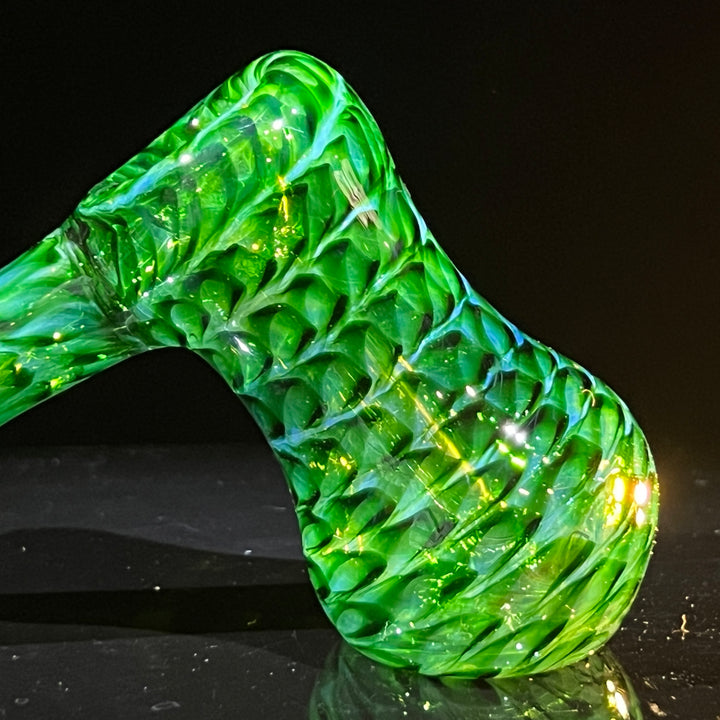 Experimental Green Hammer Bubbler Glass Pipe Jedi Glassworks   