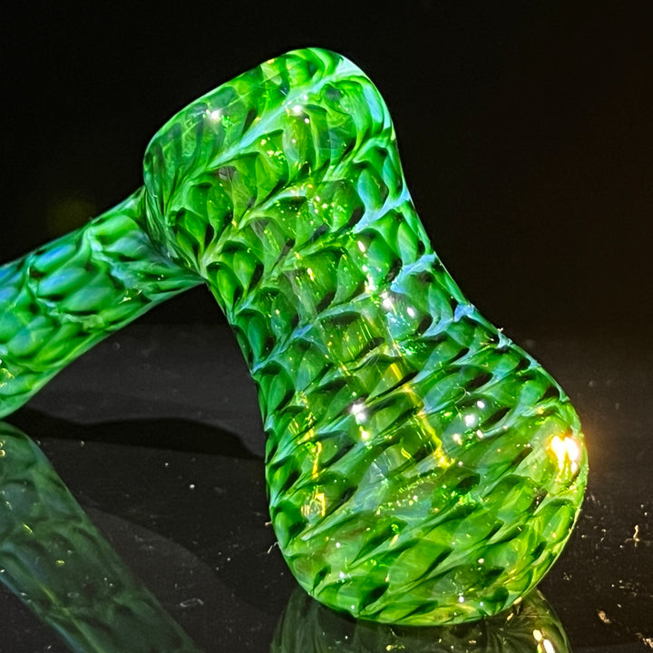 Experimental Green Hammer Bubbler Glass Pipe Jedi Glassworks   