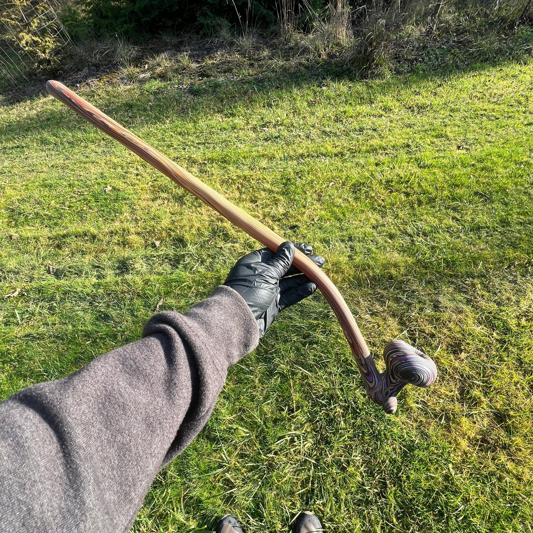 24" Woody Wood Giant Glass Pipe Wazoo Glass