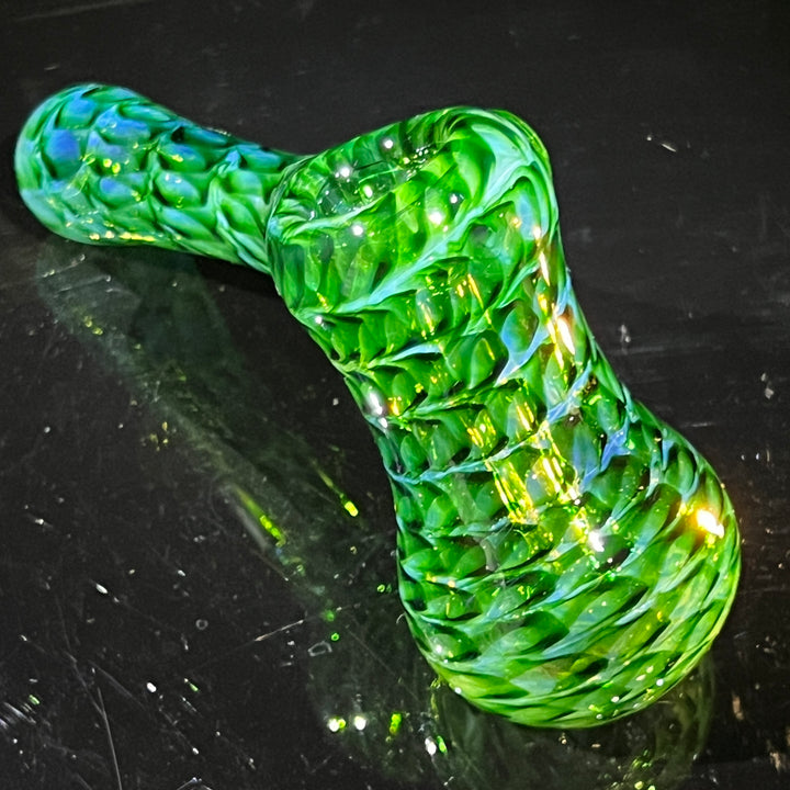 Experimental Green Hammer Bubbler Glass Pipe Jedi Glassworks   