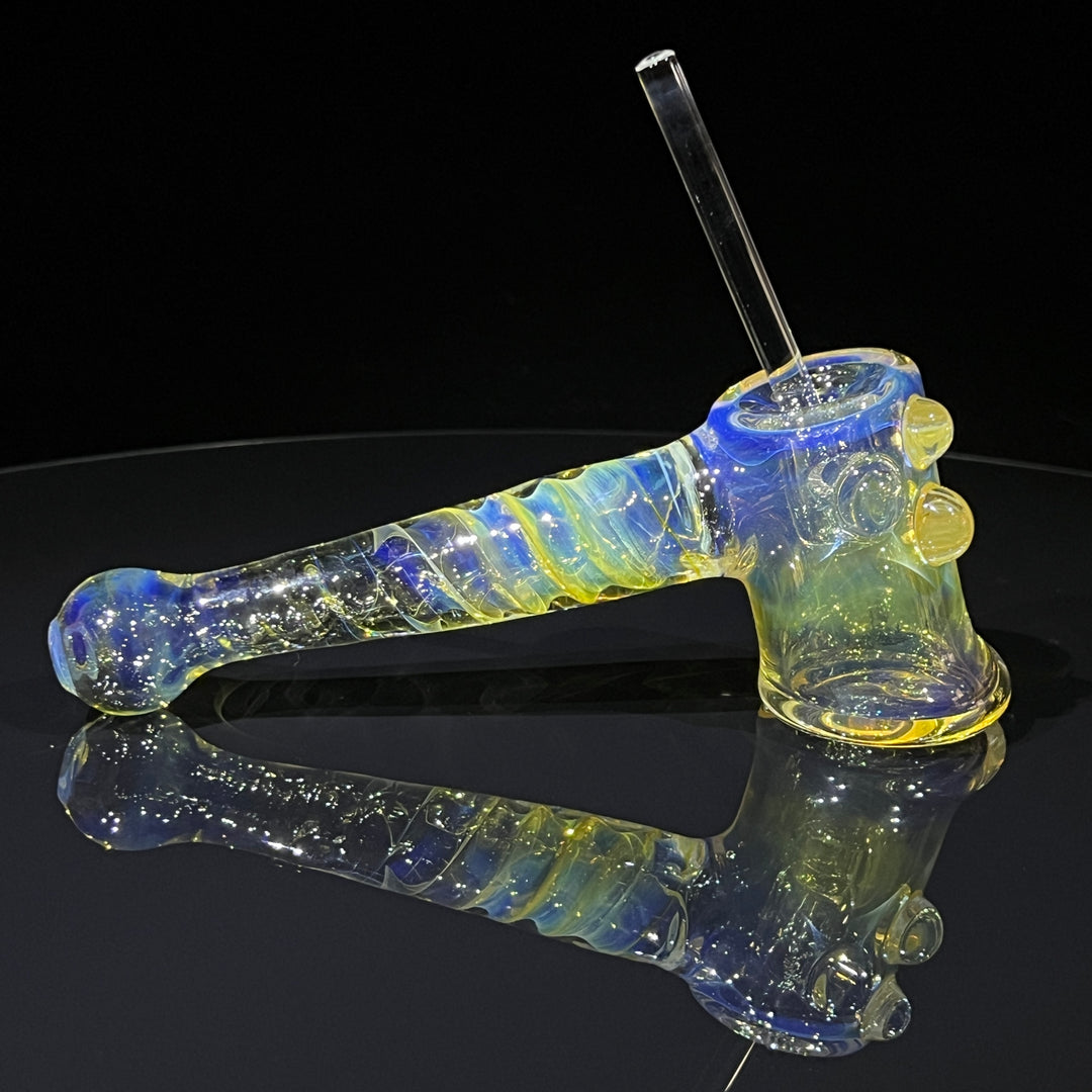 Gold Fumed Hash Hammer Glass Pipe Crondo Glassics