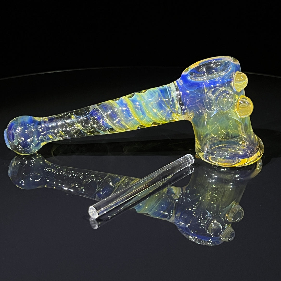 Gold Fumed Hash Hammer Glass Pipe Crondo Glassics